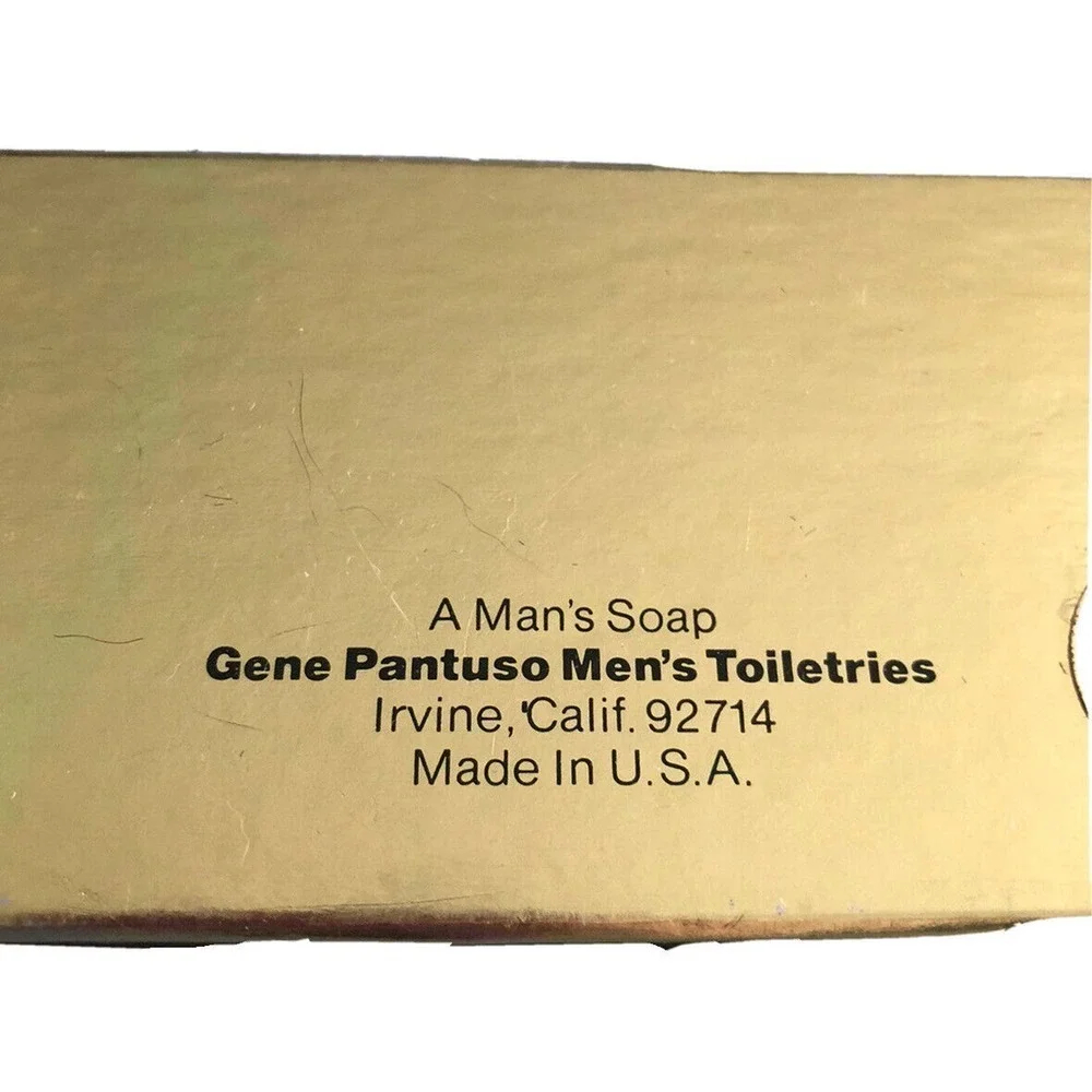 Gene Pantuso No.1 Soap Two 3.5 Oz Bars Vintage New Old Stock A Man’s Soap